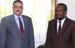MESRS/Audience: le ministre d’Etat Aboubacar SYLLA reçoit l’ambassadeur du royaume d’Arabie Saoudite en guinée